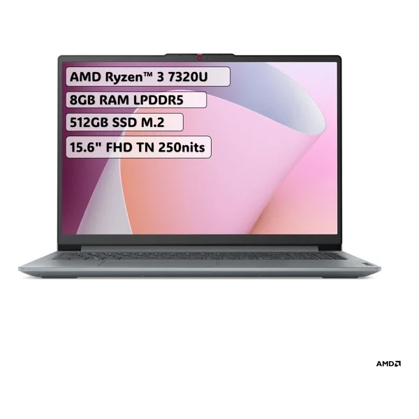 Lenovo Ideapad Slim 3 15amn8 82xq00jgtx Ryzen 3 7320u 8 GB 512 GB SSD Radeon 610m 15.6" Full HD Notebook - Görsel 3