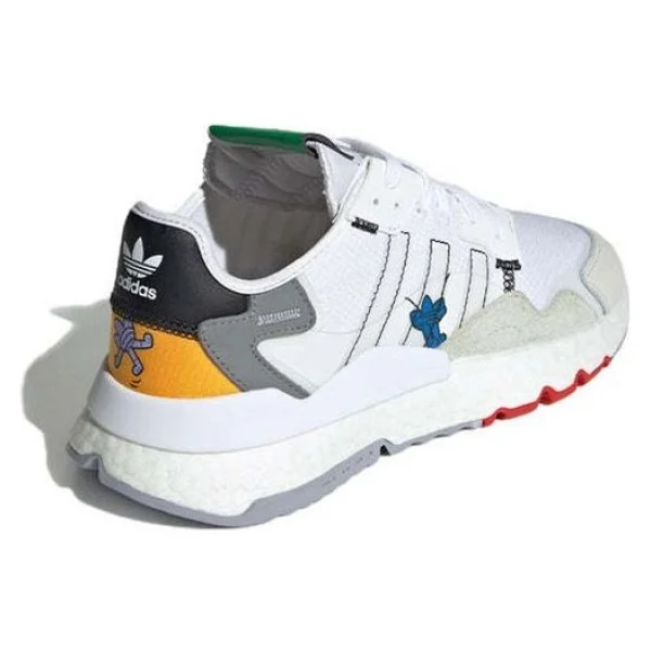 Adidas Nite Jogger HP9113 Beyaz Erkek Spor Ayakkabı - Görsel 5