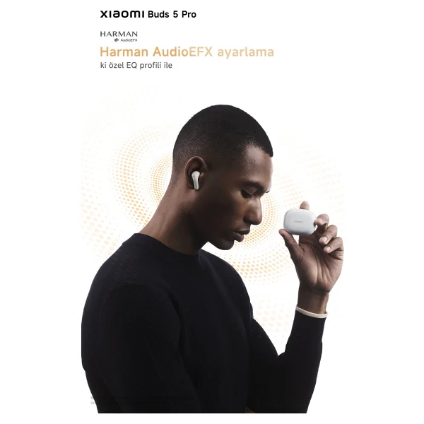 Xiaomi Buds 5 Pro ANC TWS Beyaz Kulak İçi Bluetooth Kulaklık - Görsel 8