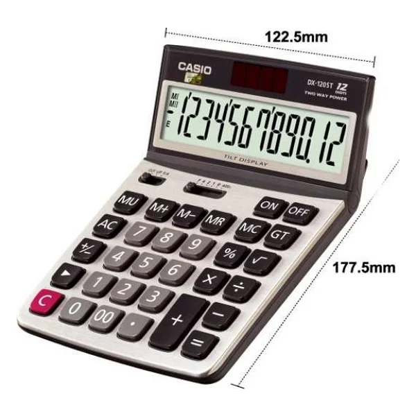 Casio Dx-120st Masaüstü Hesap Makinesi - Görsel 5