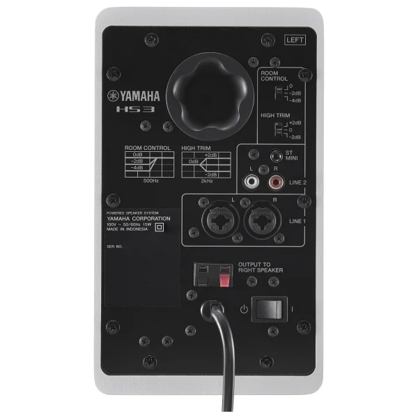 Yamaha Hs3 Beyaz Stüdyo Referans Monitörü - Görsel 3