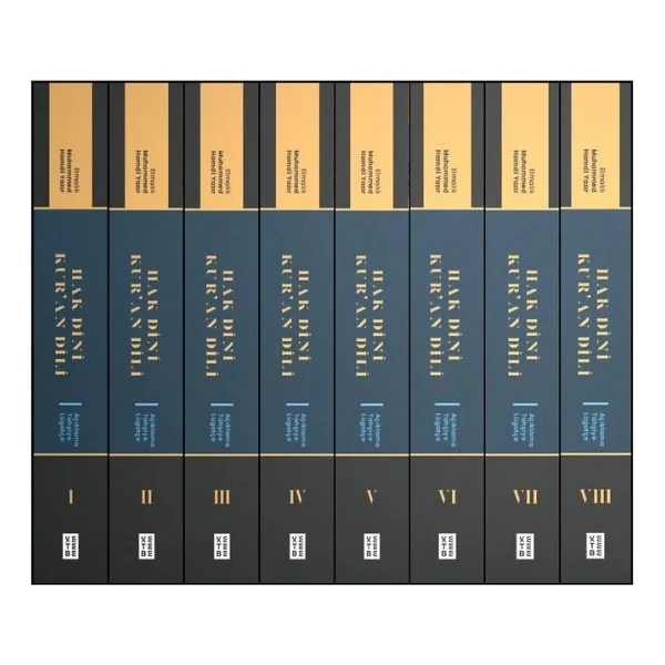 Hak Dini Kur'an Dili (8 Kitap Takım) - Elmalılı Muhammed Hamdi Yazır - Görsel 4