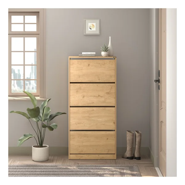 Adore Mobilya Flat Duo 4 Katlı Geniş Ayakkabılık - Görsel 7