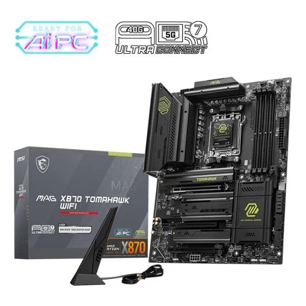 MSI MAG X870 Tomahawk Wi-Fi AMD AM5 DDR5 ATX Anakart - Görsel 3