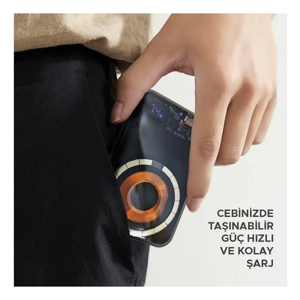 Dexim S5 10000 mAh Magsafe Powerbank - Görsel 5