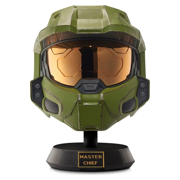 HALO Gerçekci Master Chief Miğferi ve Sergi Standı HLW0173