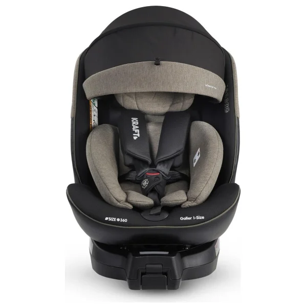 Kraft Galler I-Size Bambu Yeşili 0-36 Kg Oto Koltuğu - Görsel 6