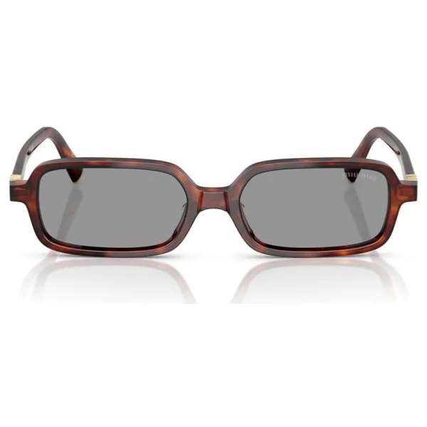 Miu Miu Regard 11zs 21c40o Havana Mahogany-Grey Kadın Güneş Gözlüğü - Görsel 2