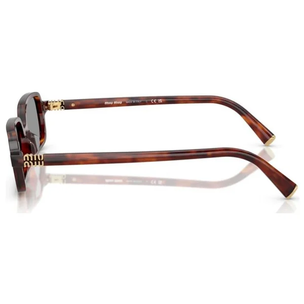 Miu Miu Regard 11zs 21c40o Havana Mahogany-Grey Kadın Güneş Gözlüğü - Görsel 3