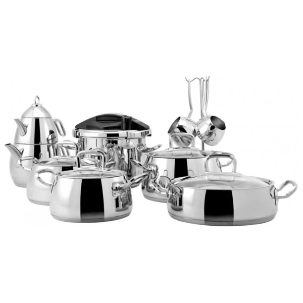 Karaca Powersteel Nikko 316 17 Parça Çelik Çeyiz Seti - Görsel 2