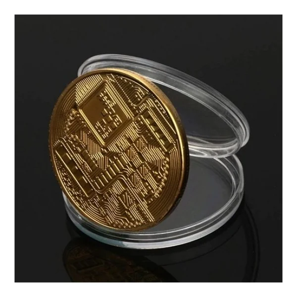 Ozcmax Bitcoin Madeni Hatıra Parası Hediyelik Para - Görsel 4