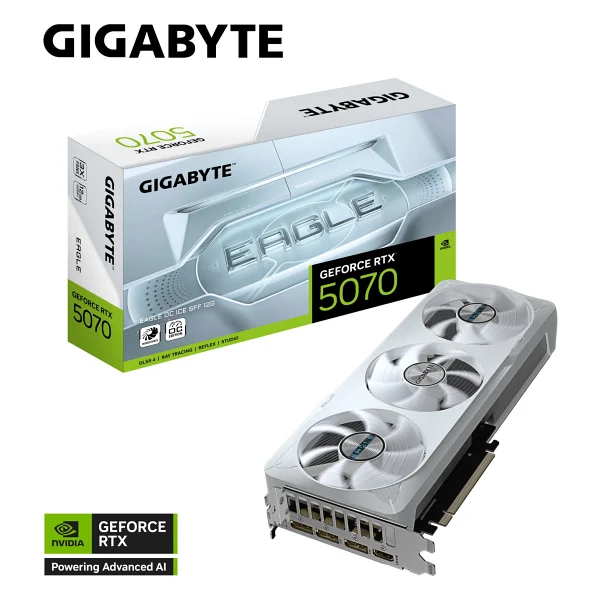 Gigabyte RTX 5070 Eagle Oc Ice Sff 12g Gv-N5070eagleoc Ice-12gd 192 Bit Gddr7 12 GB Ekran Kartı - Görsel 5