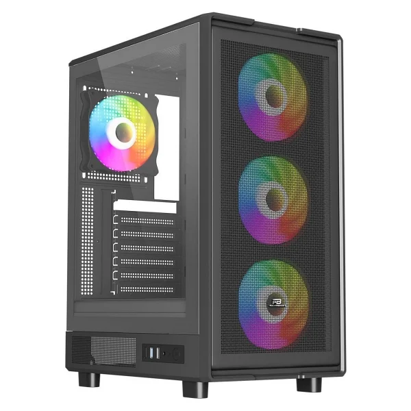 Power Boost Pb-A601b Fanlı 600 W Atx Oyuncu Kasası - Görsel 6