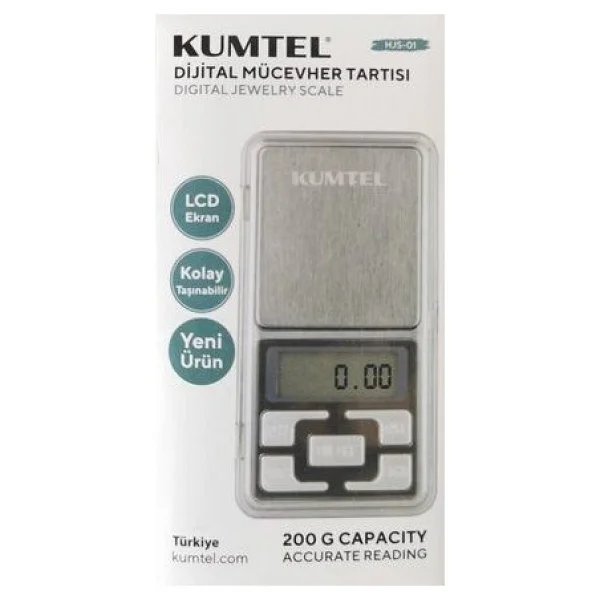 Kumtel Hjs-01 Dijital Hassas Mücevher Cep Tartısı - Görsel 3