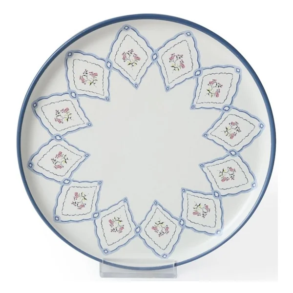 Keramika Floral Waves Nordic 22669 22 Cm 6'lı Pasta Tabağı - Görsel 4