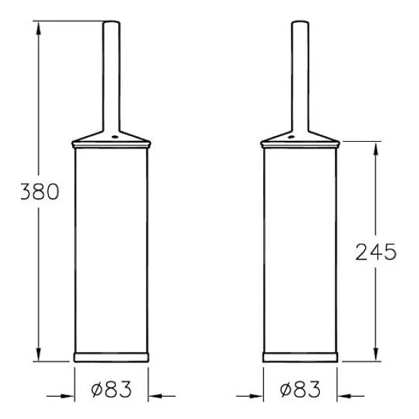 Vitra A44294 Arkitekta Tuvalet Fırçası - Görsel 2