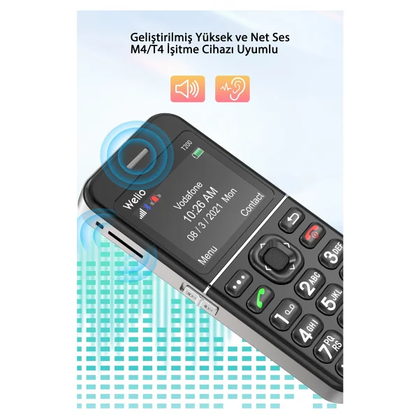Welio Wkey T200 Tuşlu Telefon - Görsel 5