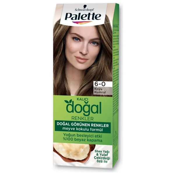 Palette Kalıcı Doğal Renkler 6.0 Koyu Kumral Saç Boyası - Görsel 10