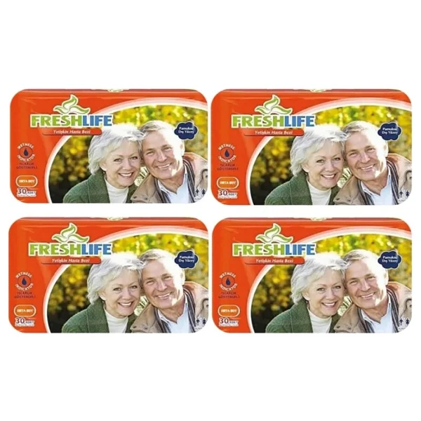 Freshlife Belbantlı Orta Boy M 30'lu 4 Adet Hasta Bezi - Görsel 2
