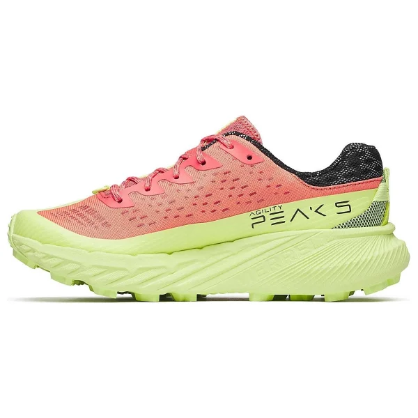 Merrell Agility Peak 5 J068372 Kırmızı-Sarı Kadın Koşu Ayakkabısı - Görsel 2