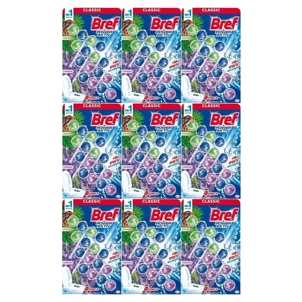 Bref Power Aktiv Klozet Bloğu Çam Ve Lavanta Kokulu (36 Lı Set) (9pkx4) - Görsel 3