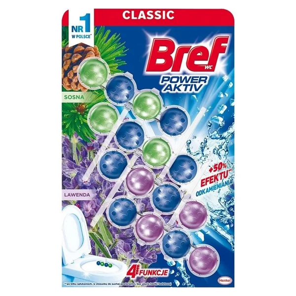 Bref Power Aktiv Klozet Bloğu Çam Ve Lavanta Kokulu (36 Lı Set) (9pkx4) - Görsel 2