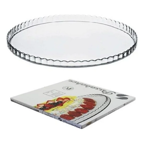 Paşabahçe 10345 Cam Servis Tabağı - Şık Sunumlar İçin Dayanıklı, Zarif ve Kullanışlı Tasarım - Görsel 2