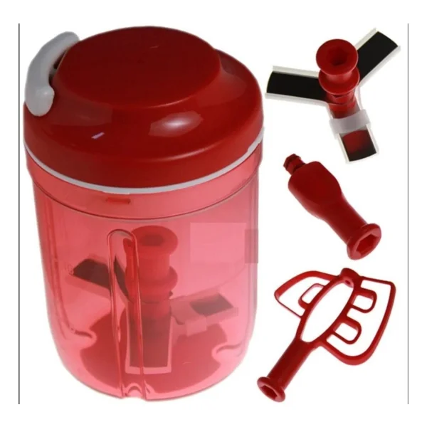 Tupperware Kırmızı Renk Extra İpli Şef 2 Orta Boy Doğrayıcı - Görsel 2