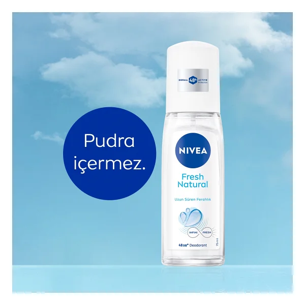 Nivea Fresh Natural 75 ml Kadın Deodorant - Görsel 4