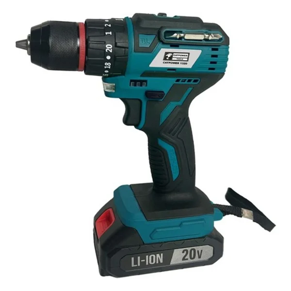 Catpower 1320 20 V 2 Ah Çift Akülü Darbeli Vidalama Makinesi - Görsel 4
