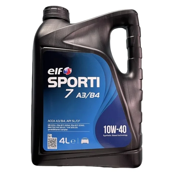 Elf Sporti 7 10w-40 A3/B4 4 Lt Motor Yağı - Görsel 6