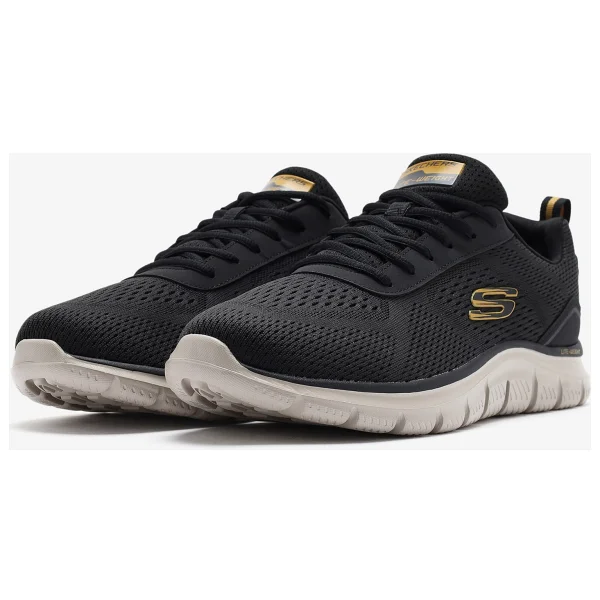 Skechers Track-Leshur 232758tk Blk Siyah-Gold Erkek Spor Ayakkabı - Görsel 4