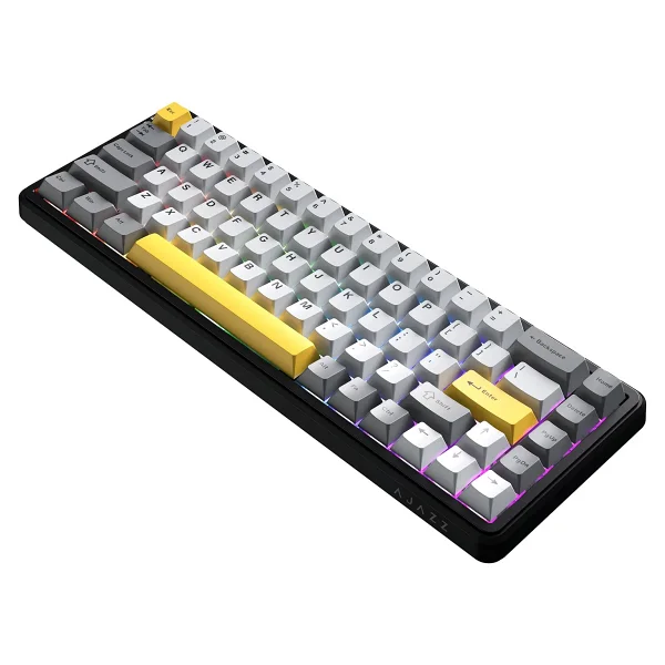 Ajazz Ak680 Max Wireless RGB %68 Tkl Magnetic Rice Switch Kablolu/Kablosuz Oyuncu Klavyesi - Görsel 5