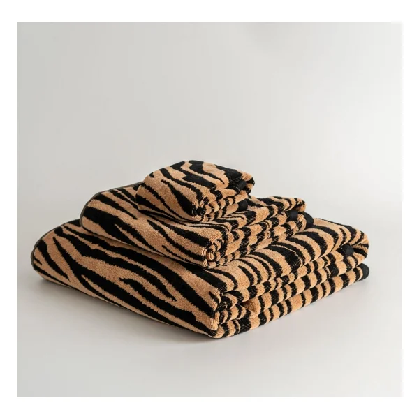 Soley Tiger 30x50 Pamuk Kadife Misafir Havlusu - Görsel 2