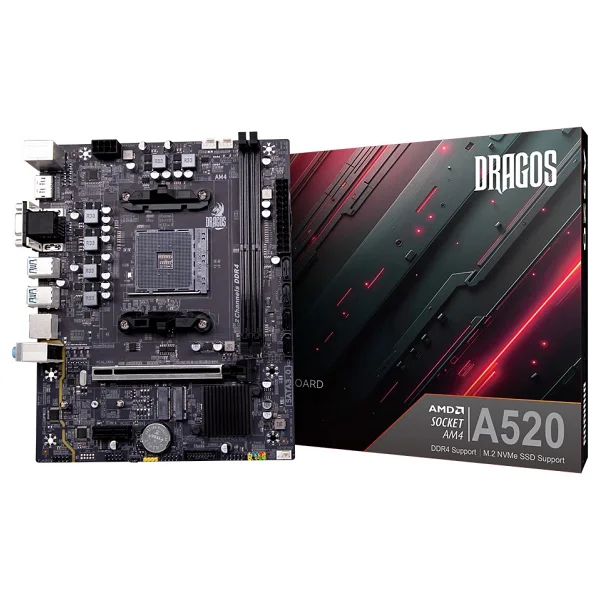 Dragos A520 D4 AMD Am4 DDR4 Micro Atx Anakart - Görsel 6