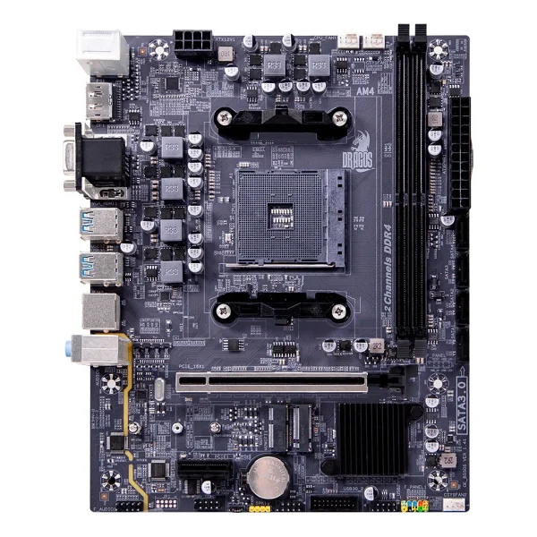 Dragos A520 D4 AMD Am4 DDR4 Micro Atx Anakart - Görsel 2