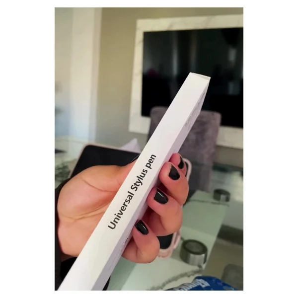 Ally K-2260 Universal Kapasitif Stylus iPad Tablet Dokunmatik Kalem Beyaz - Görsel 2