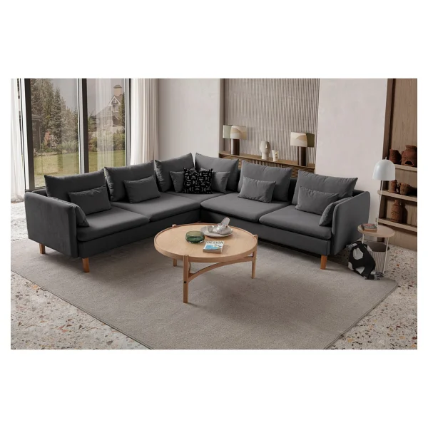 Eymense Flexy L Köşe Takımı - Kiremit - Modüler - Görsel 9