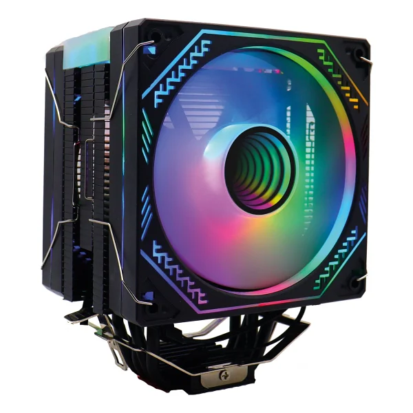 Zoko Ice Pro Bp4 Siyah Auto Rainbow Fanlı Kule İşlemci Fanı - Görsel 4