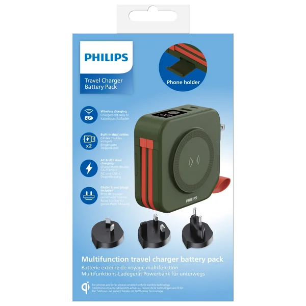 Philips Dlp4347cg Yeşil 10000 mAh Hızlı Şarj Magsafe Powerbank - Görsel 3