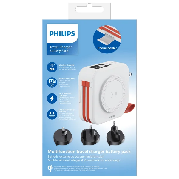 Philips Dlp4347cw Beyaz 10000 mAh Hızlı Şarj Magsafe Powerbank - Görsel 2