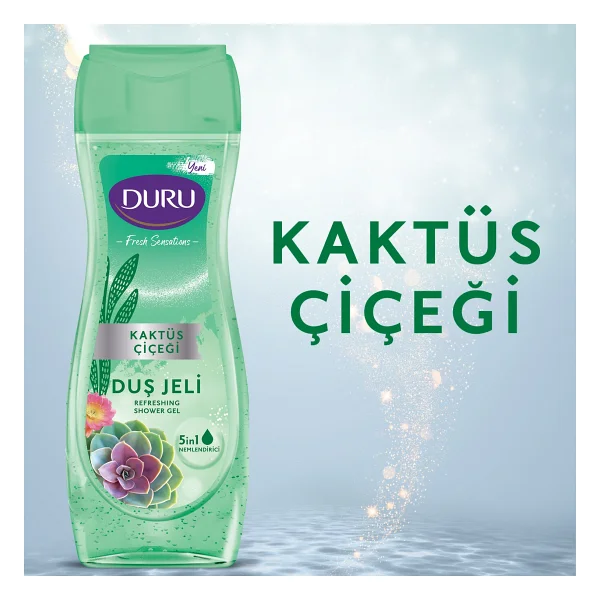 Duru Fresh Sensations Kaktüs Çiçeği 450 Ml 6 Adet Duş Jeli - Görsel 4