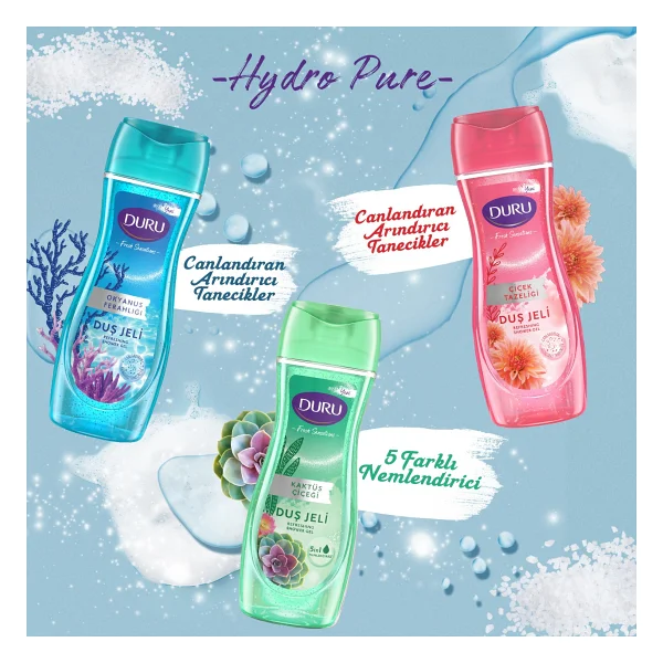 Duru Fresh Sensations Kaktüs Çiçeği 450 Ml 6 Adet Duş Jeli - Görsel 5