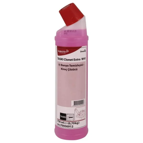 Diversey Endüstriyel Taski Clonet Extra W41 Kireç Çözücü - Pembe - Görsel 2
