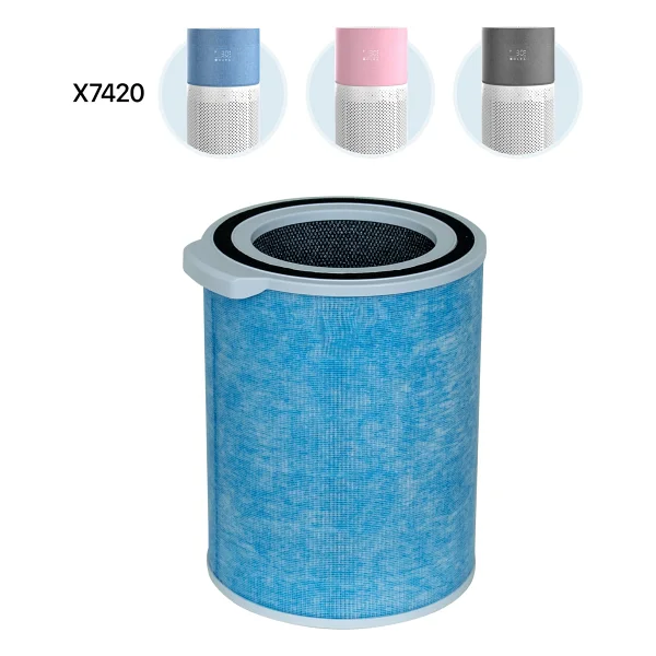 Xenon Smart Akıllı Hava Temizleyici 3 Katmanlı Antibakteriyel Hepa13 Karbon Yedek Filtre (X7420 Modeli İçin) X8787_m0 - Görsel 3