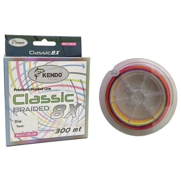 Kendo Classic 8x 300 M 0.25 Mm 17 Kg Multicolor İp Misina - Görsel 2