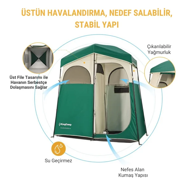 Kingcamp Marasusa Iı Duş Çadırı - Görsel 2