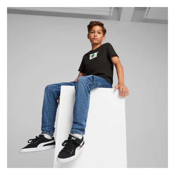 Puma Super Classics 625857 Kısa Kollu Bisiklet Yaka Çocuk Tişört - Görsel 3