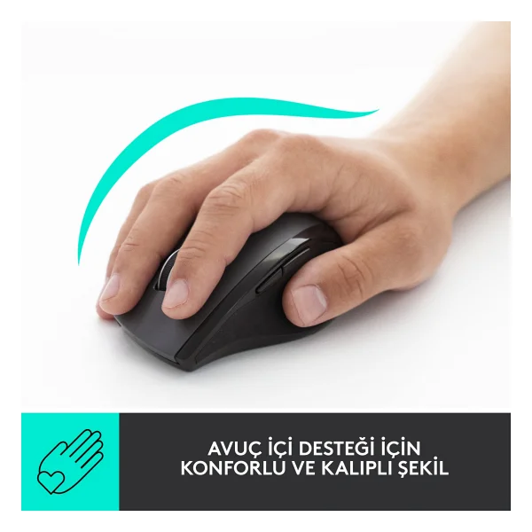 Logitech M705 Marathon 910-001949 Optik Kablosuz Mouse - Görsel 2