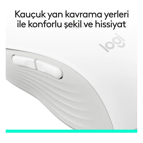 Logitech M650 Signature Sessiz Küçük Boy Sağ El Optik Kablosuz Mouse - Görsel 6